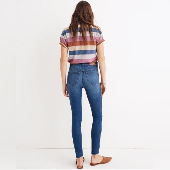 Madewell 10" High-Rise Skinny Jeans in Hanna Wash Size 24 - Picture 9 of 9